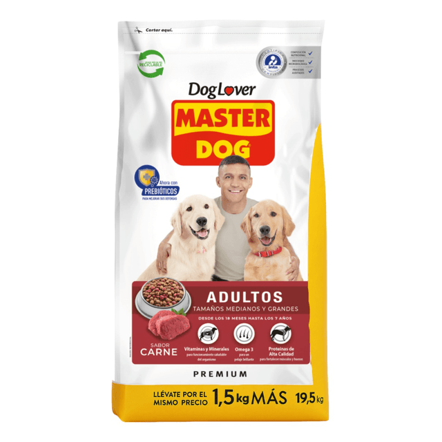 Mastert Dog Adulto 19.5 Kilos Sabor Carne